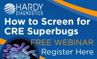 Free Hardy Diagnostics Webinar to Cover Detection of Carbapenemase Producing Organisms