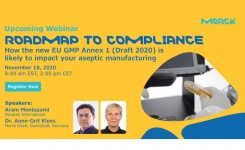 Webinar EU GMP Annex 1 and its impact on aseptic manufacturing