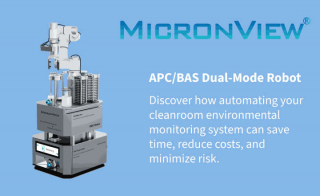MicronView Dual-mode Robot Improving Cleanroom Monitoring Efficiency