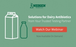 Test milk for antibiotics