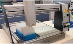 automated tube filling