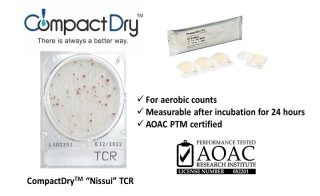 CompactDry trade Nissui TCR ndash Easy to Use Medium for Rapid Aerobic Counts