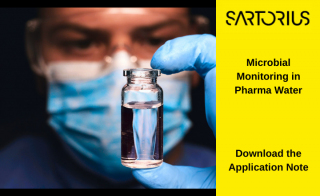 Sartorius Microsart sup reg sup filter Microbial Monitoring in Pharma Water