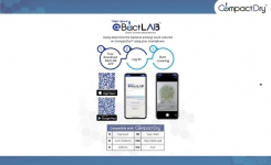 BactLAB is an application that counts bacterial colonies cultured on CompactDry