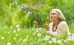 Woman in Meadow